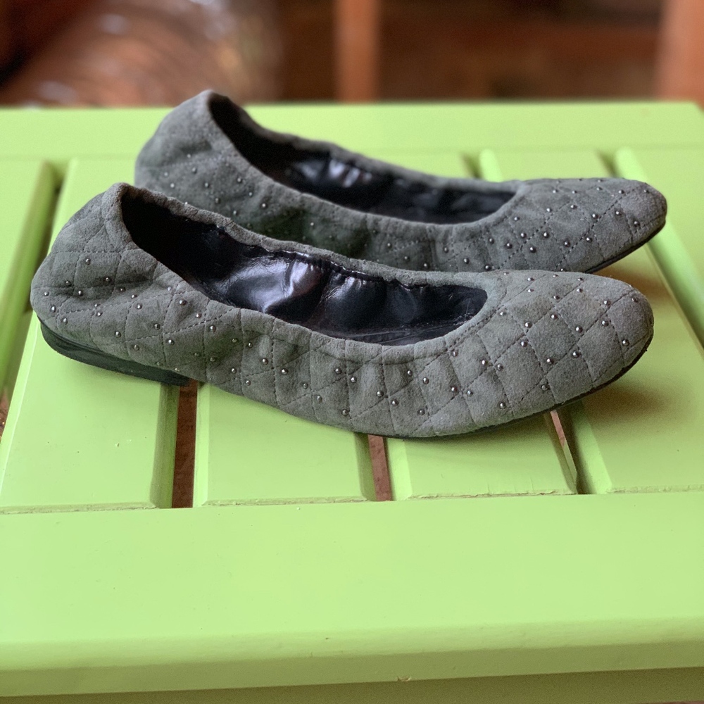 Tahari Studded Ballet Flats